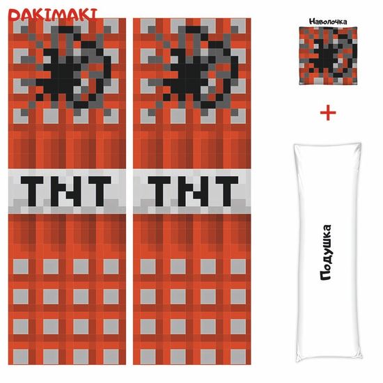 Дакимакура ТНТ Майнкрафт | Minecraft арт. 1230