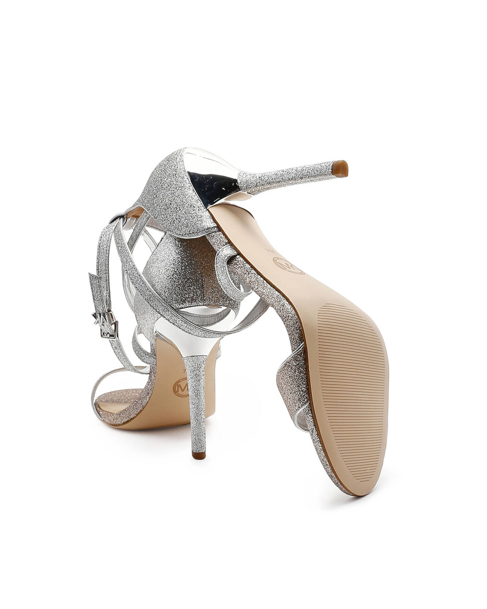босоножки на шпильках Michael Kors - серебряный(40T2ATHS1D)