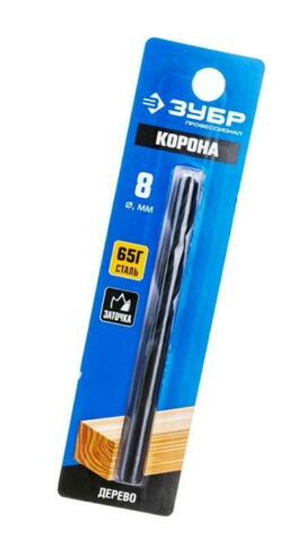 29421-110-08 Сверло спиральное по дереву ЗУБР Эксперт d=8х110мм