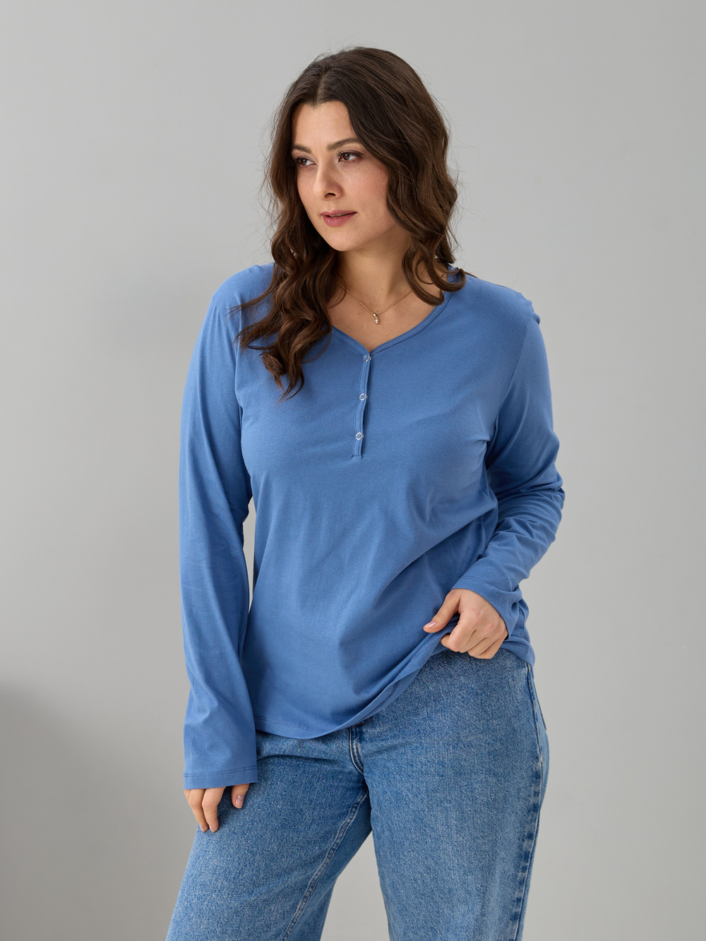 Лонгслив Л-004/индиго