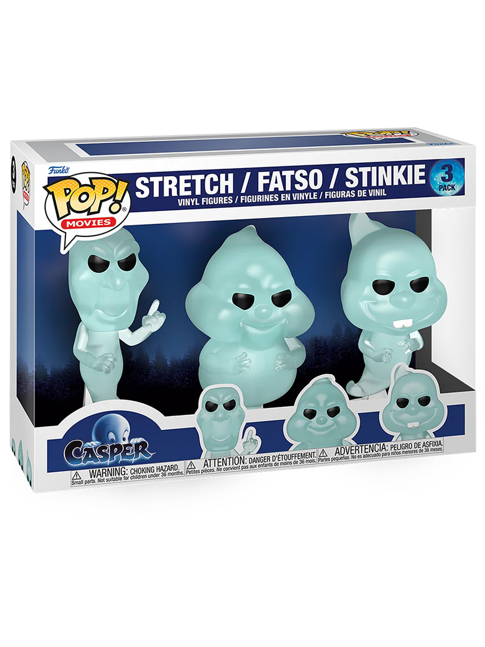 Фигурка Funko POP! Movies Casper 30th Ghostly Trio Stretch/Fatso/Stinkie 3PK 86337