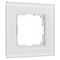Рамка Werkel Senso на 1 пост белый стекло soft-touch W0013101 4690389200304