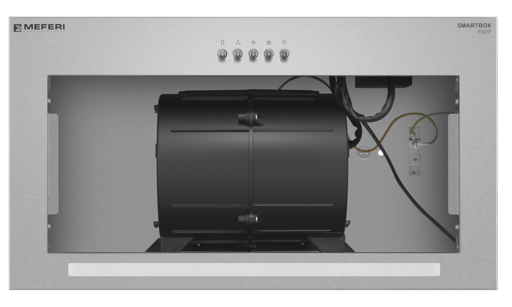 Полновстраиваемая вытяжка Meferi SMARTBOX52IX POWER фото 6