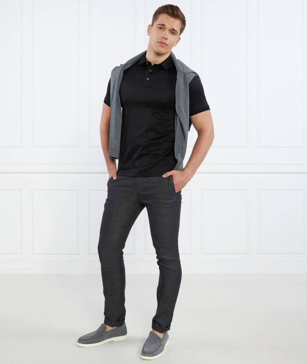 Поло Emporio Armani - черный(8N1F96 1JUVZ)