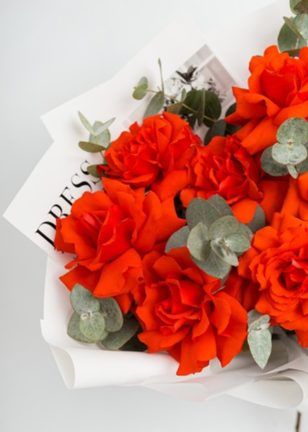 Букет из французских роз L #13