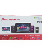 Автомагнитола MP3/MP4/FM экран 4.3" RGB BT DV-Pioner.OK 4422