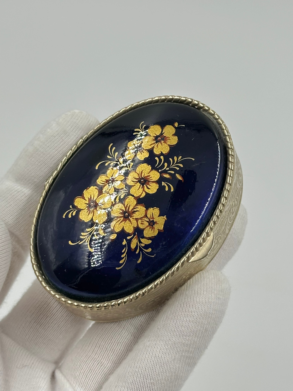 Таблетница/шкатулка синяя