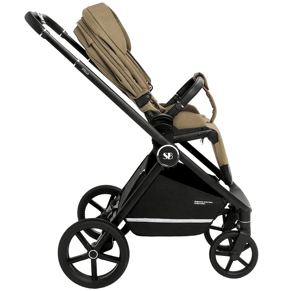 Коляска 3 в 1 Sweet Baby Stella + автокресло Premier Black Beige