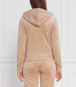 Худи Robertson Classic Velour Zip Trough Hoodie GOLD HW Juicy Couture - бежевый(JCAP176G)