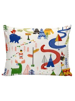 Постельное белье Сказка "Эскимосики" 2-спальный Наволочка 50х70 см 2 шт Простынь на резинке 160х200 см Пододеяльник 175х215 см, перкаль