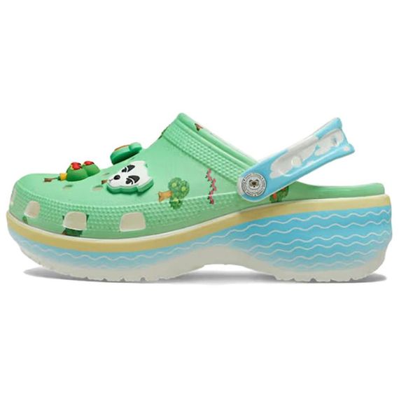 Crocs Classic Platform Clog 'Green'