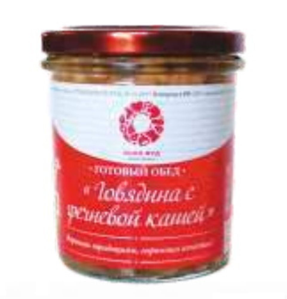 Белорусская говядина с гречневой кашей 300г. Инко-фуд - купить с доставкой по Москве и области