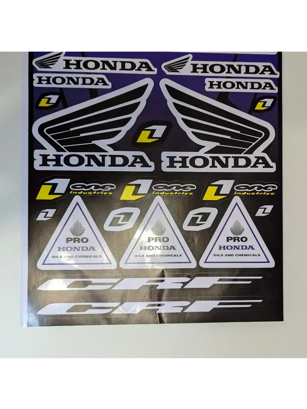 Лист наклеек для стикербомбинга мотокросс