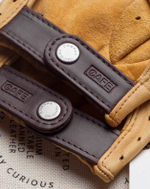 Водительские перчатки Cafe Leather Triton Driving Fingerless Gloves
