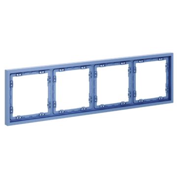 Рамка пластиковая VOLTUM S70 на 4 поста, (деним)