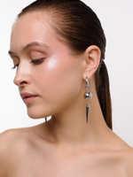 Серьги "Thorn and Ball" Silver