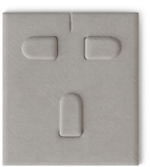 Вкладыш 03/наклонный/для гарнитура/3 язычка/прорезь для нитки