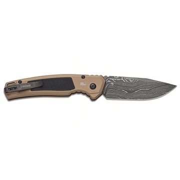 Автоматический нож KERSHAW 7106DAM Launch 21 с клинком из стали Damascus, рукоять Aluminum и G10