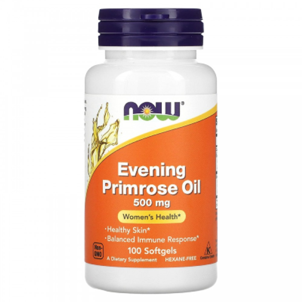 NOW Evening Primrose Oil 500 мг 100 гелевых капсул