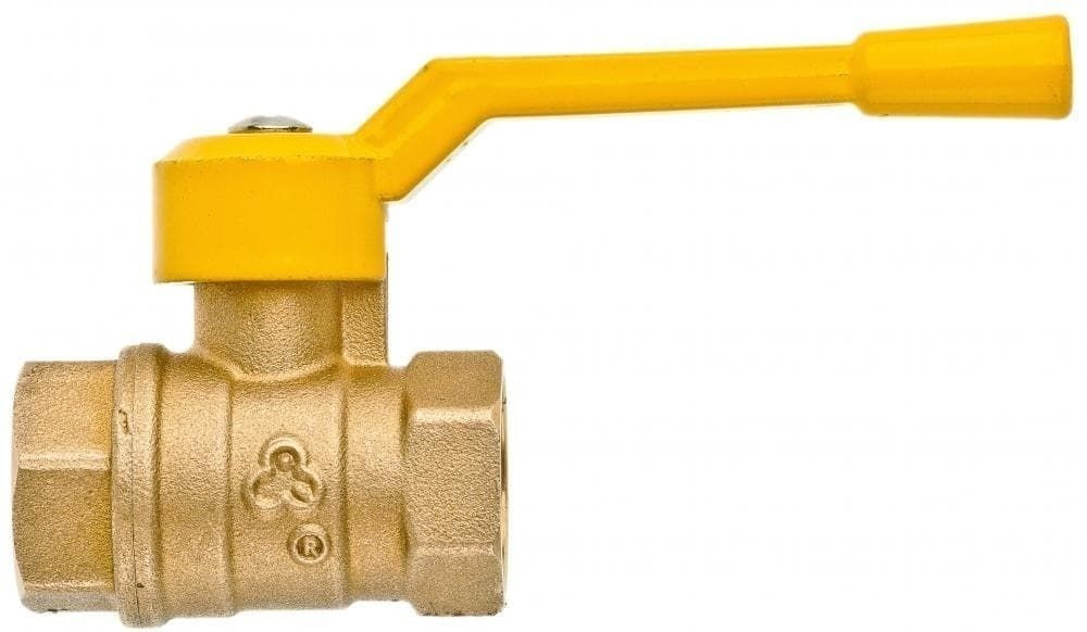 Кран шаровой для газа САЗ Ду 20 (3/4") вн-вн, ручка