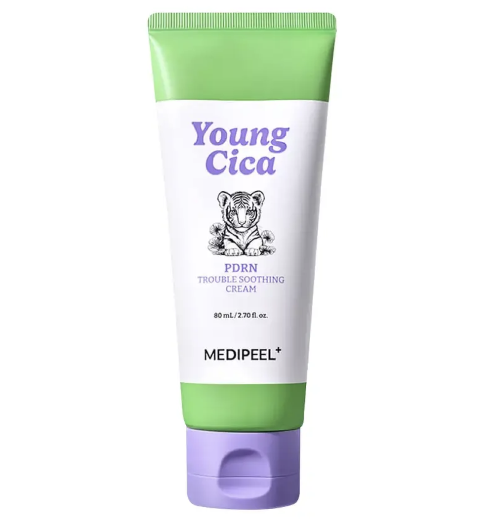 MEDIPEEL Успокаивающий крем с ПДРН, экзосомами и центеллой Young Cica PDRN Trouble Soothing Cream