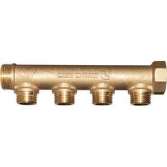 Коллектор сантехнический Giacomini 3/4 x 1/2E /4, R580CY064