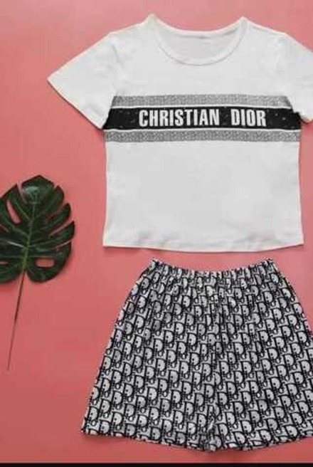 Пижама жен. б/в шорты+футболка В0025