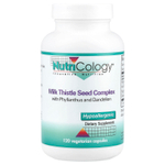 Nutricology, комплекс семян расторопши, 120 вегетарианских капсул