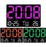 Часы настенные LED MIRROR GH0717L Green&White