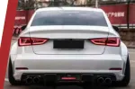 Карбоновый диффузор для AUDI A3 8V 2013 - 2016 Ауди аэродинамический обвес