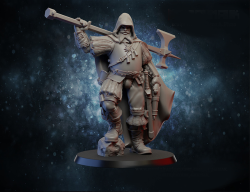 Grand Alliance Order Cities of Sigmar Empire Охотник на нечисть миниатюра для dnd, днд, pathfinder, фентези, Настольная игра, НРИ, Варгейм, РПГ