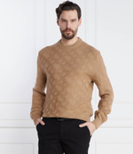 Хлопковый свитер palao BOSS BLACK - коричневый(50506033)