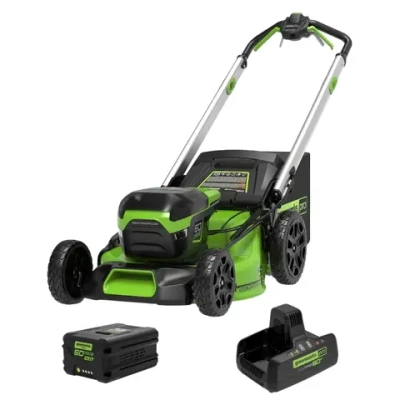 Аккумуляторная газонокосилка Greenworks GD60LM51SP2K5 60В (2 x 5 Ач, ЗУ) нож 51 см, 2514307U2G
