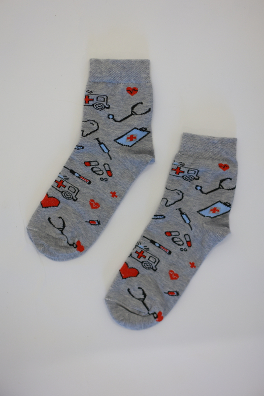 Носки (принт «Медицинский/меланж»)