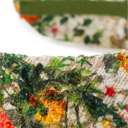 Кокошник с зеленый с вышивкой