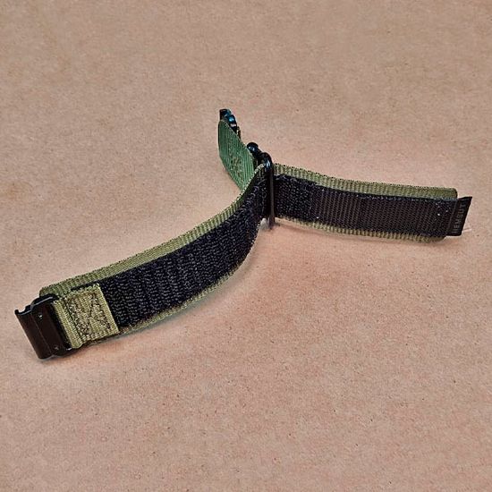 Нейлоновый ремешок Hemsut Rugged 22 мм для Garmin Fenix 7 6 5, Epix Gen 2 47mm, MARQ, Instinct, Forerunner (Хаки)