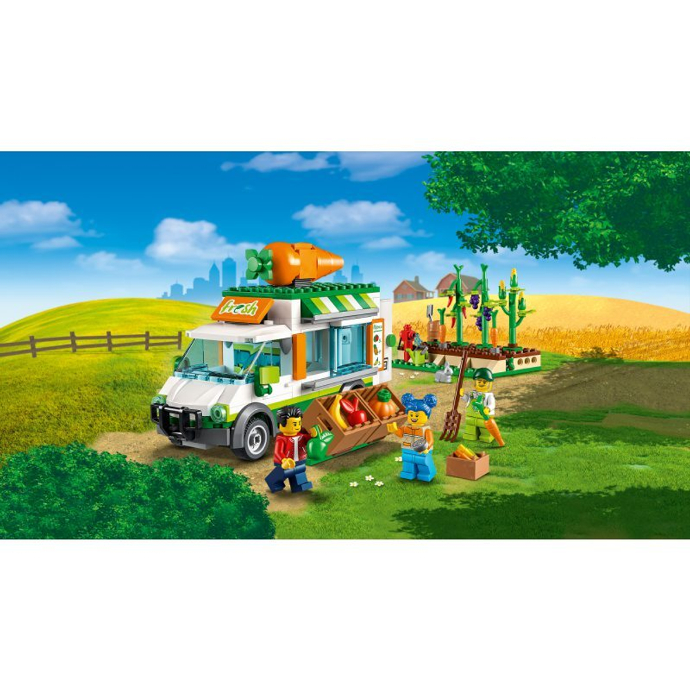 Конструктор LEGO City - Грузовик на рынке 60345