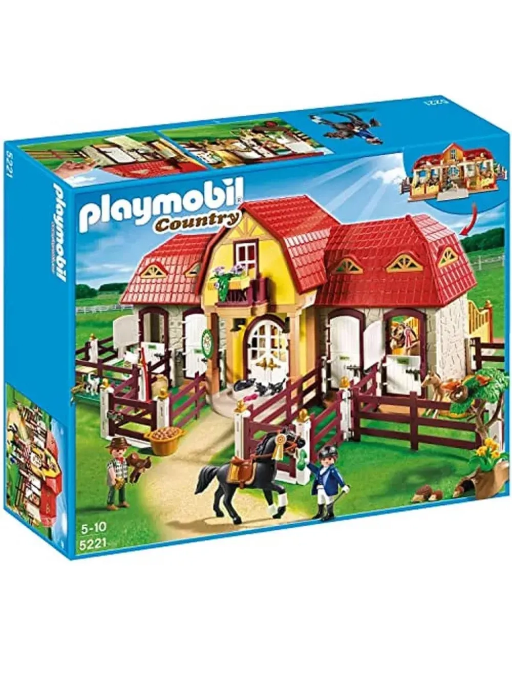 Набор Большая конюшня Playmobil 5221
