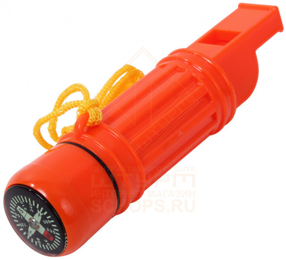 Свисток выживания компас, Orange