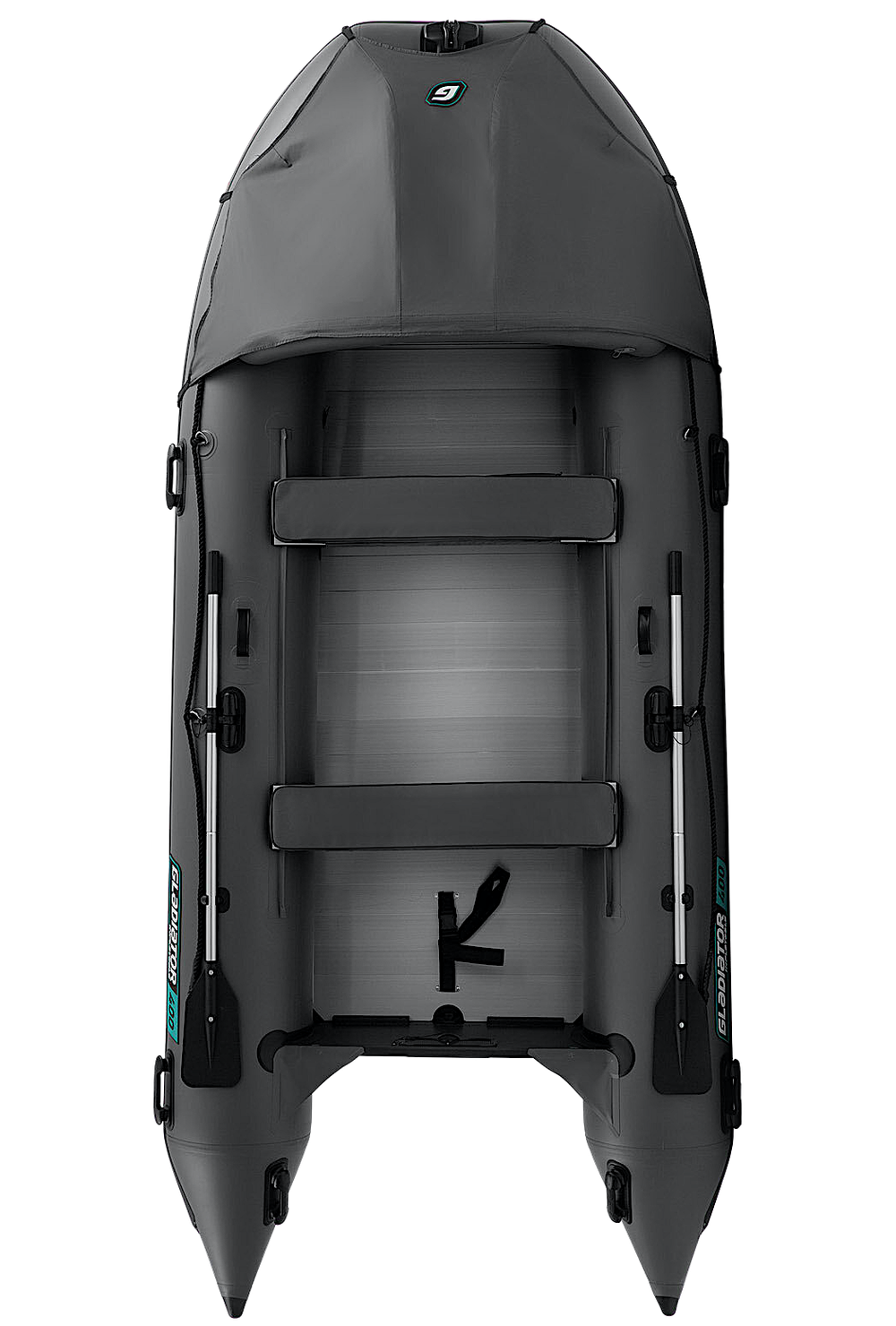 Лодка ПВХ Gladiator Active C400AL с алюминиевым полом -