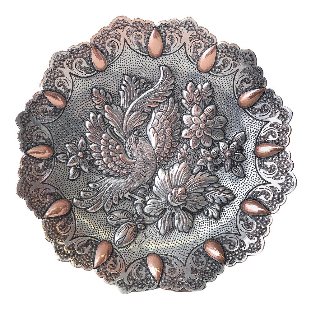 Блюдо галамзани чеканка ручная работа 230320263 Иран