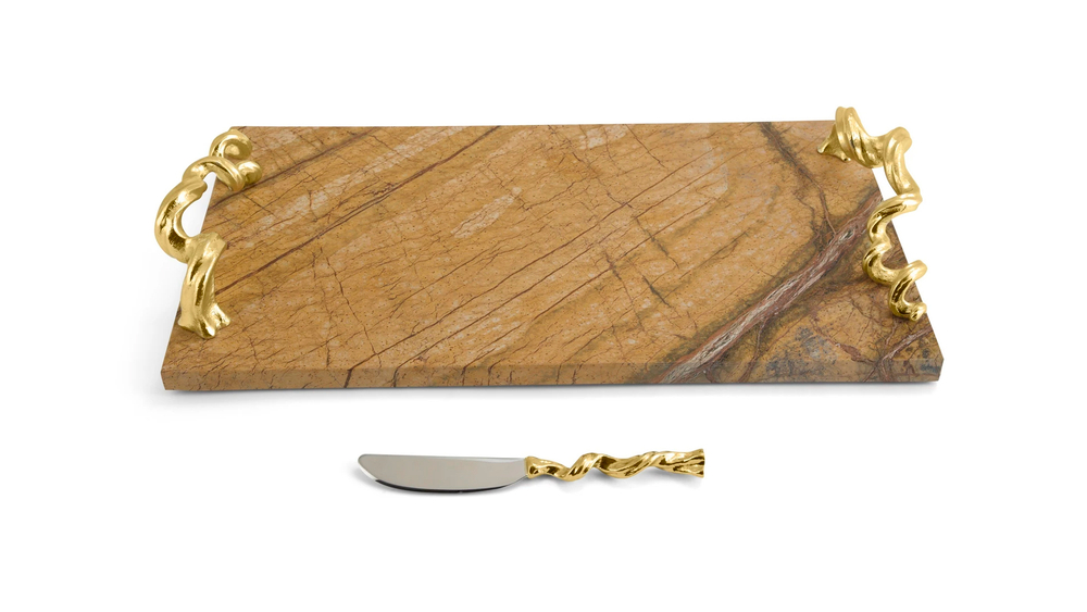 Доска для сыра с ножом 48х25см Michael Aram Виноградная лоза