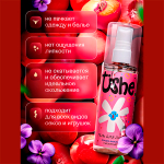 Возбуждающий съедобный лубрикант на водной основе с ароматом персика и фиалки Tishe 125мл