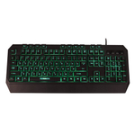 Клавиатура проводная игровая SONNEN KB-7700, USB, 104 клавиши + 10 программируемых клавиш, RGB, черная