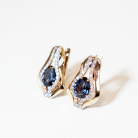 Серьги Ocean Grey