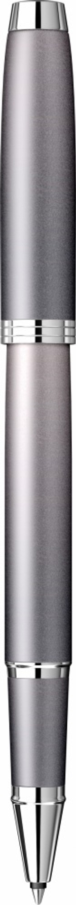 Ручка- роллер Parker "IM Rituals GREY Gradient CT", цвет чернил: Black 0,5мм, в подарочной упаковке