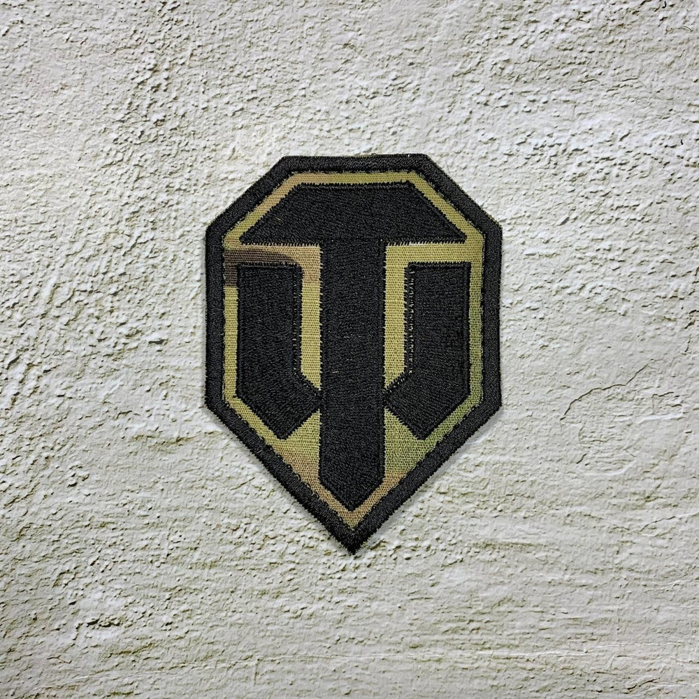 Нашивка ( Шеврон Патч Patch ) Тактическая World Of Tanks Вышитая Камуфляж