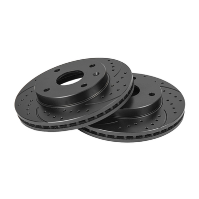 Диск тормозной GANZ передний перфорированный PRO-Line с покрытием (комплект - 2 шт) CHEVROLET Lacetti / Epica / Rezzo / Vent D=256mm Арт.: GIJ06081S