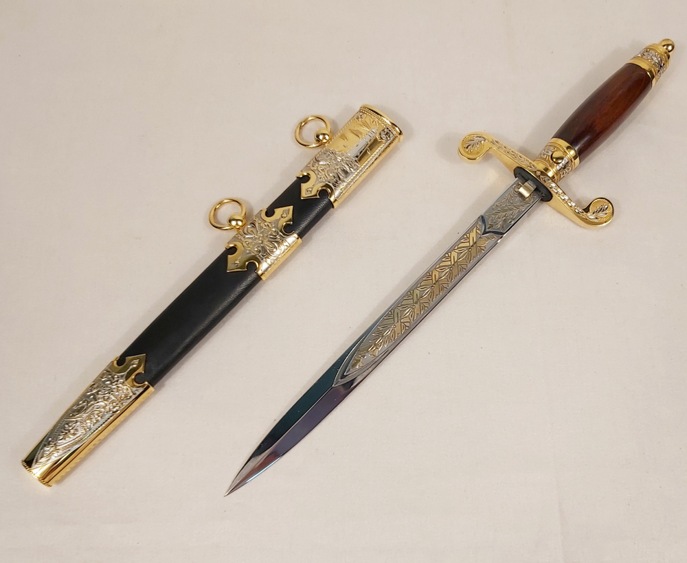 Кортик офицерский кож.ножны "Морской" (Златоуст)