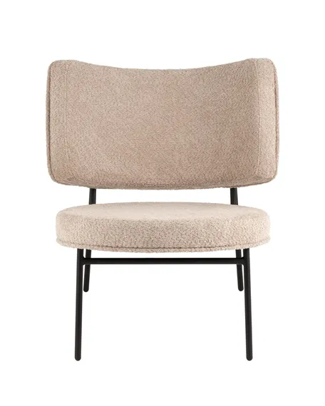 Кресло District Lounge, букле капучино